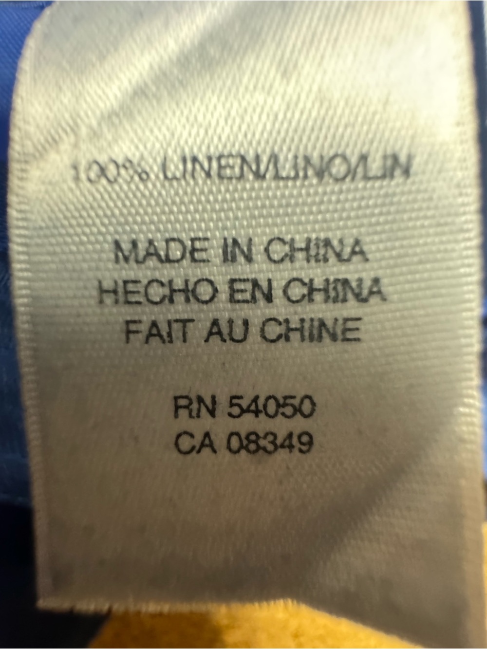 Jones New York 100% Linen Dress 12 Blue Midi Resort Travel Wedding Guest Summer - Picture 8 of 9